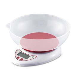 BALANÇA DE COZINHA COM CUBA PESA SOLIDOS E LIQUIDOS ATÉ 5KG MULTILASER BRANCA  - CE110 - 1
