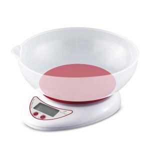 BALANÇA DE COZINHA COM CUBA PESA SOLIDOS E LIQUIDOS ATÉ 5KG MULTILASER BRANCA  - CE110