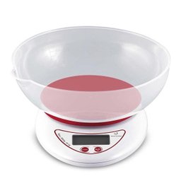 BALANÇA DE COZINHA COM CUBA PESA SOLIDOS E LIQUIDOS ATÉ 5KG MULTILASER BRANCA  - CE110 - 3