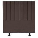 Ver imagem 1 de Cabeceira Estofada Cama Box Casal 140 Cm Maisa Veludo:marrom
