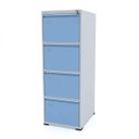 Ver imagem 1 de Gaveteiro Arquivo de Aço 4 Gavetas Pandin Móveis