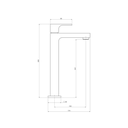 Ver imagem 2 de Torneira de Mesa Deca Bica Alta para Lavatório Unic Dark Antracite - 1189.gf90.mt