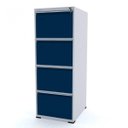 Ver imagem 1 de Gaveteiro Arquivo de Aço 4 Gavetas Pandin Móveis