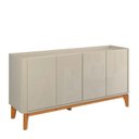 Ver imagem 6 de Buffet Balcão 160cm Sala com 4 Portas Flip 1.6 Patrimar Off White