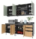 Ver imagem 6 de Armário de Cozinha Completa Modulada Reta 8 Peças 180cm Cz1200 Azaleia Tecnomóbili