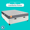 Ver imagem 4 de Cama Box Bau + Colchão Casal D23 Pro Inducol