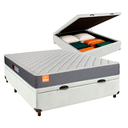 Ver imagem 1 de Cama Box Bau + Colchão Casal D23 Pro Inducol