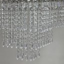 Ver imagem 5 de Pendente para Teto Design Luxuoso Cristal Acrílico Base Inox