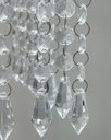 Ver imagem 4 de Pendente para Teto Design Luxuoso Cristal Acrílico Base Inox