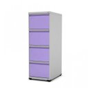 Ver imagem 1 de Gaveteiro Arquivo de Aço 4 Gavetas Pandin Móveis