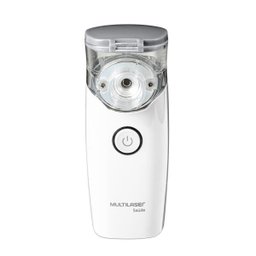 Inalador Mesh Branco/Cinza Multilaser - HC215 - 2