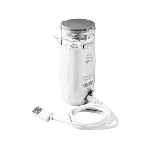 Inalador Mesh Branco/Cinza Multilaser - HC215