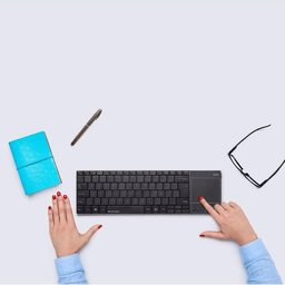 Teclado Para Smart Tv Sem Fio Com Touch Pad Multilaser - Tc2 - 4