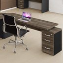 Ver imagem 2 de Mesa para Escritório 4 Gavetas Pe40 Pandin Móveis