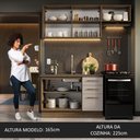 Ver imagem 6 de Armário de Cozinha Compacta 180cm Rustic/crema Agata Madesa 09