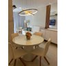 Lustre Pendente Moderno Anéis Led 89w 3 Arcos 60cm Cor Dourado Equipe Led - 4