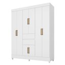 Ver imagem 1 de Guarda Roupa Casal 8 Portas Munique Demóbile Branco