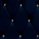 Ver imagem 3 de Cabeceira Cama Box de Casal Quarto Estofada Barcelona 140cm:suede Azul Marinho