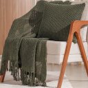 Ver imagem 1 de Manta Decorativa Atacama New 160x220cm Verde Militar