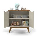 Ver imagem 2 de Aparador Buffet Prism 2 Portas, Off White com Camarú - Patrimar
