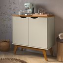 Ver imagem 1 de Aparador Buffet Prism 2 Portas, Off White com Camarú - Patrimar