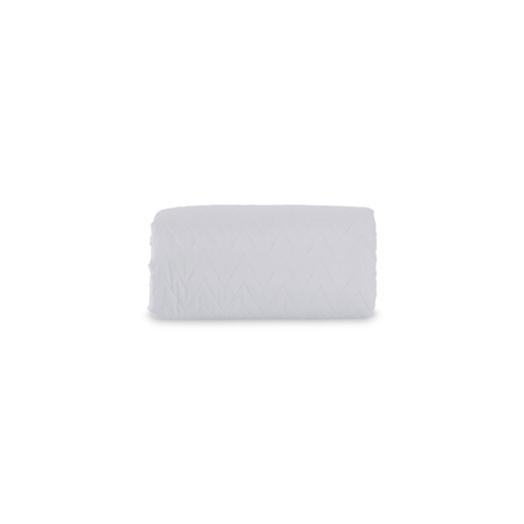 Cobre Leito Queen Requinte Dupla Face Microfibra Matelado: Branco