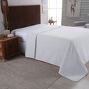Ver imagem 2 de Cobre Leito Queen Requinte Dupla Face Microfibra Matelado: Branco