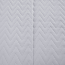 Ver imagem 3 de Cobre Leito Queen Requinte Dupla Face Microfibra Matelado: Branco