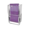 Kit 2 Cadeira Praia Reclinável 8 Posições Alumínio Mor Lilas - 10