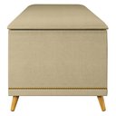 Ver imagem 6 de Calçadeira Baú King 195cm Imperial J02 Linho Areia - Mpozenato
