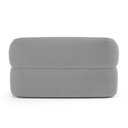 Ver imagem 2 de Sofá Orgânico 02 Lugares Living Glee 140cm Veludo Cinza - Desk Design