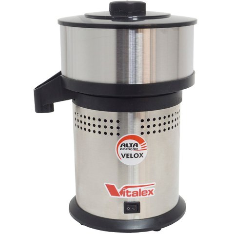 Espremedor Extrator Suco Laranja Doméstico 300w Câmara Inox Vitalex Esvi-i Bivolt