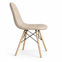 Ver imagem 2 de Cadeira Madeira Maciça e Poliuretano Eiffel Botonê 