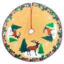 Ver imagem 1 de Saia para Árvore de Natal Temática Rena Pinheiro 85cm