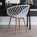 Ver imagem 1 de Cadeira com Braços Polipropileno Clarice