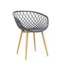 Ver imagem 2 de Cadeira com Braços Polipropileno Clarice