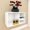 Aparador Minimalista com Nichos em MDF Branco - 1