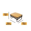 Ver imagem 2 de Conjunto de Poltronas, Namoradeira e Mesa Milão Trama Tauari