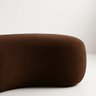 Puff Feijão Orgânico Moderno 100cm Escultural Suede Curvo - 3