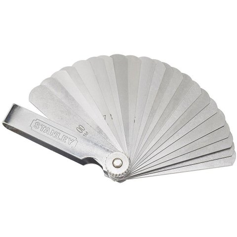 Calibrador de Folgas 0,038 a 1 Mm - 78-212 - Stanley Calibrador de Folgas 0,038 a 1mm 25lamin 78-212