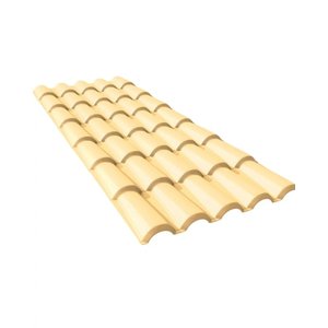 Telha Pvc Colonial Marfim 328 Cm X 86 Cm