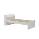 Ver imagem 2 de Cama Solteiro Lumina Espresso Móveis Branco