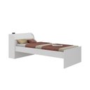 Ver imagem 5 de Cama Solteiro Lumina Espresso Móveis Branco