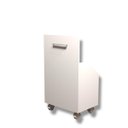 Ver imagem 3 de Encaixe para Lavanderia Multiuso com Rodinhas Armário Nicho Embutir Gabinete Tanque Puxador Alça