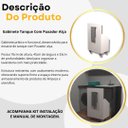 Ver imagem 5 de Encaixe para Lavanderia Multiuso com Rodinhas Armário Nicho Embutir Gabinete Tanque Puxador Alça