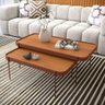 Mesa de Centro Retangular para Sala Aguai Nature Cobre - 1