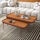 Ver imagem 1 de Mesa de Centro Retangular para Sala Aguai Nature Cobre