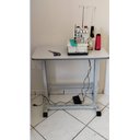 Ver imagem 3 de Maquina Costura Galoneira 3 Agulhas+mesa+kit 16 Acessórios