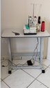 Ver imagem 3 de Maquina Costura Galoneira 3 Agulhas+mesa+kit 16 Acessórios