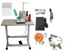 Ver imagem 1 de Maquina Costura Galoneira 3 Agulhas+mesa+kit 16 Acessórios